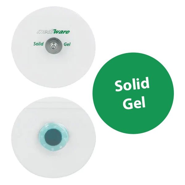 Mediware Schaumstoff - Elektrode Solid Gel - grün - Mediware